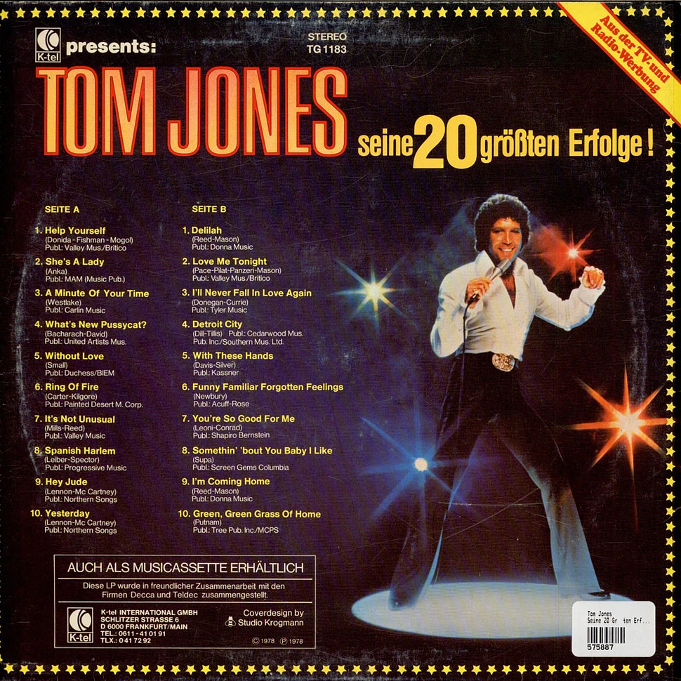 Tom Jones - Seine 20 Größten Erfolge !