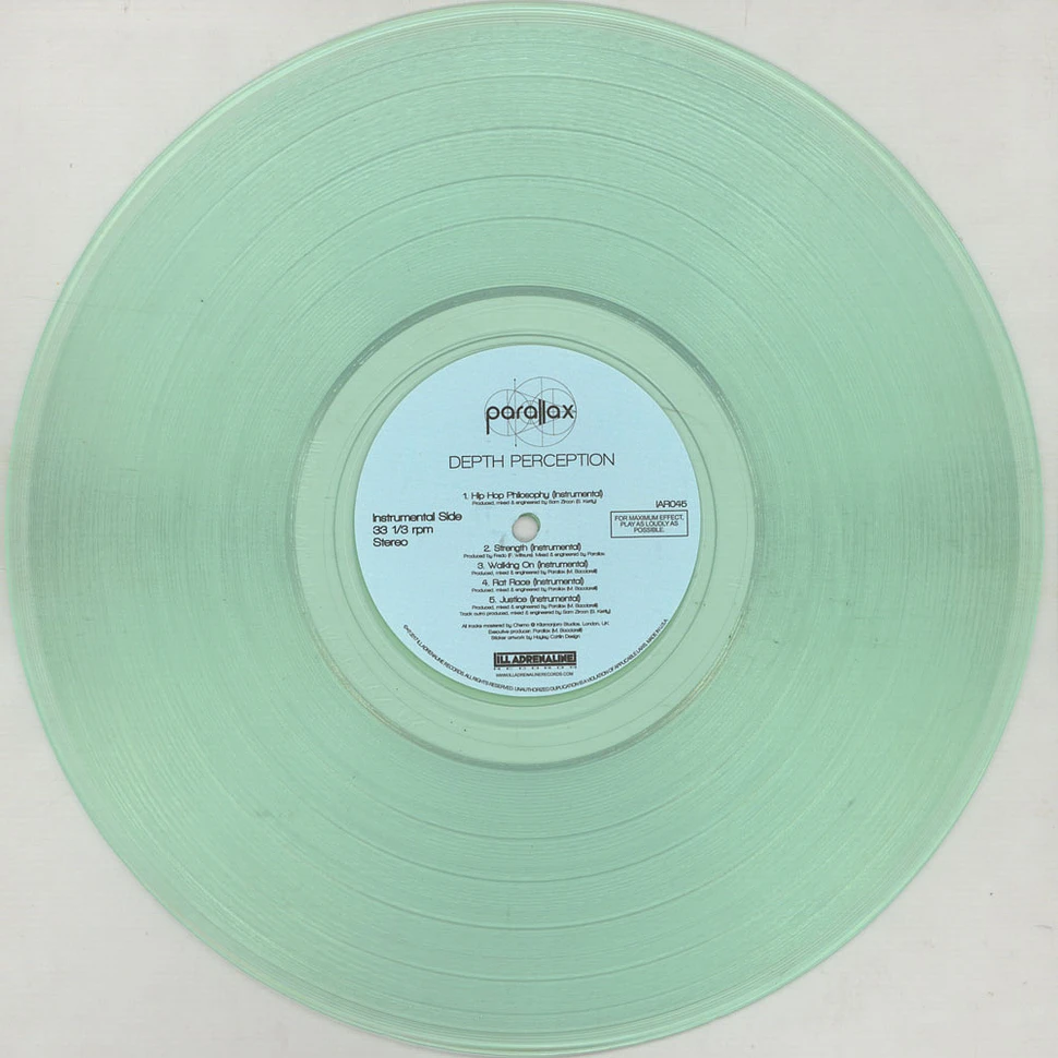 Parallax - Depth Perception Coke Clear Vinyl Edition