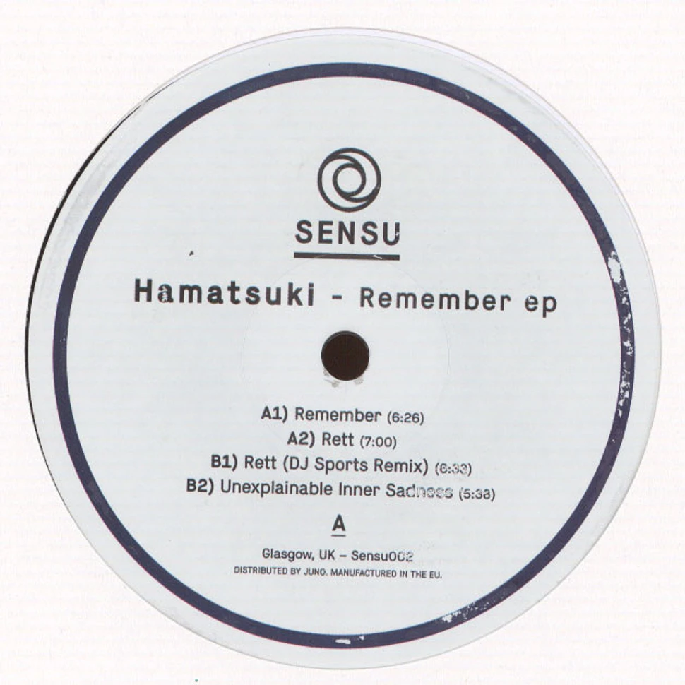 Hamatsuki - Remember EP