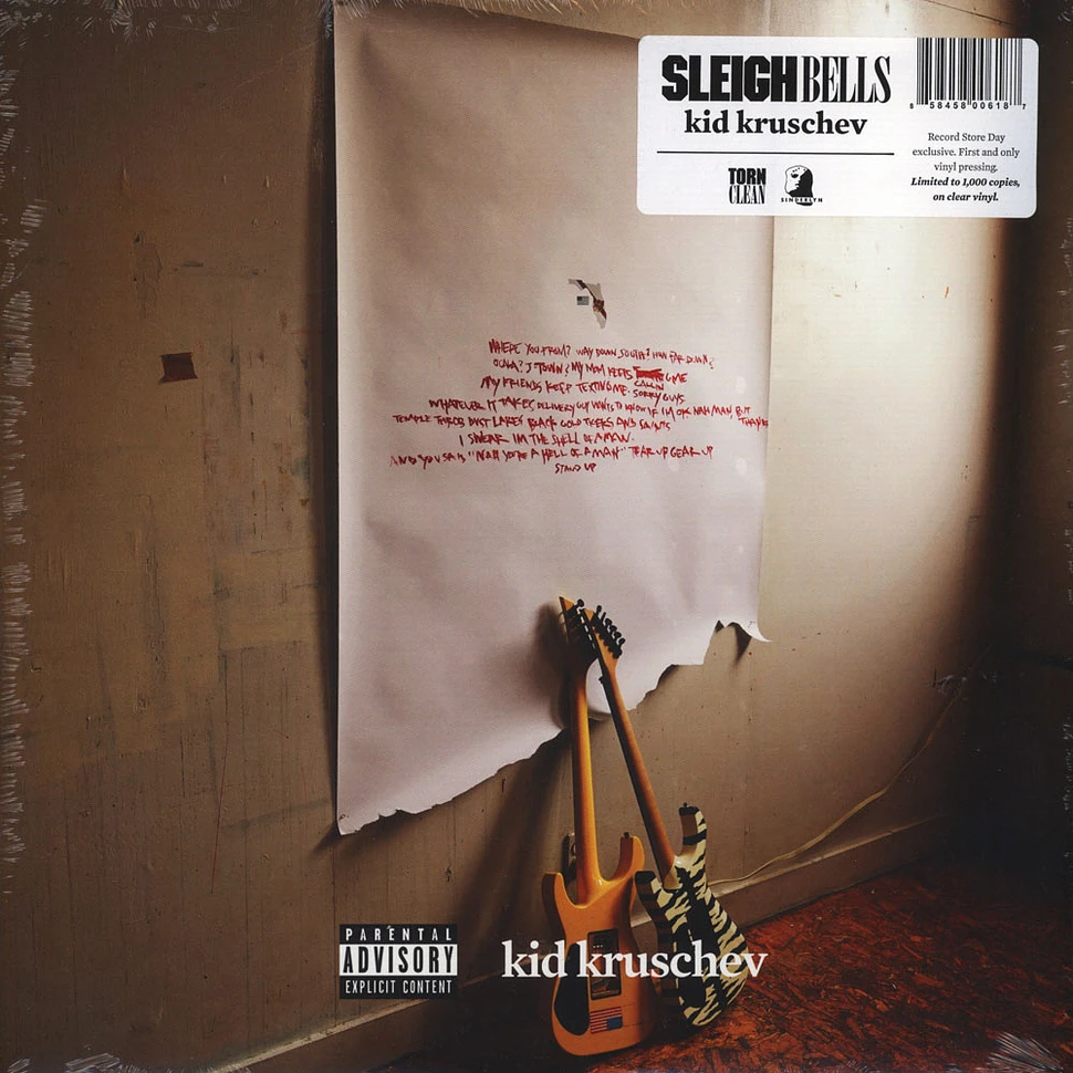 Sleigh Bells - Kid Kruschev Clear Vinyl Edtiion