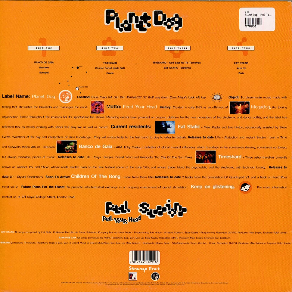 V.A. - Planet Dog - Peel Your Head: The Peel Sessions
