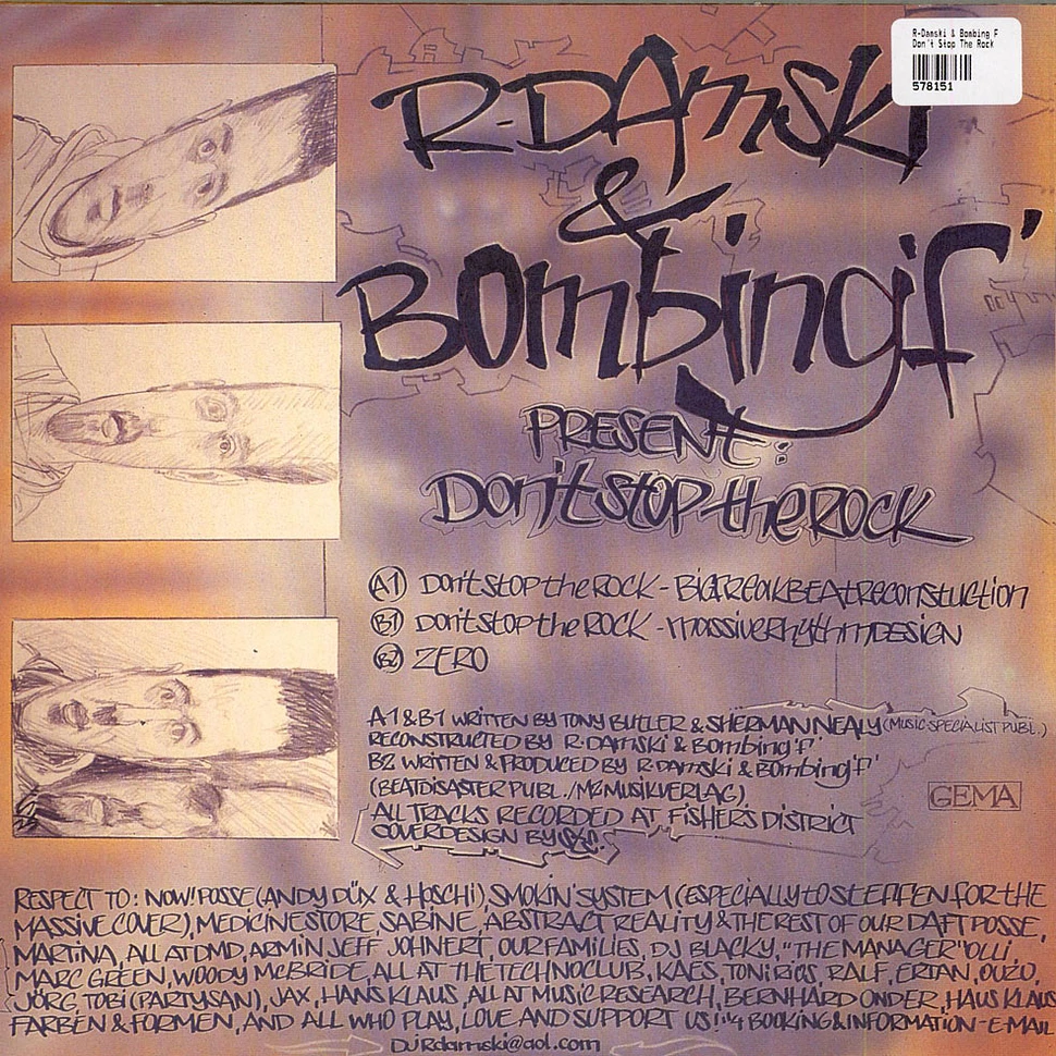 R-Damski & Bombing F - Don't Stop The Rock