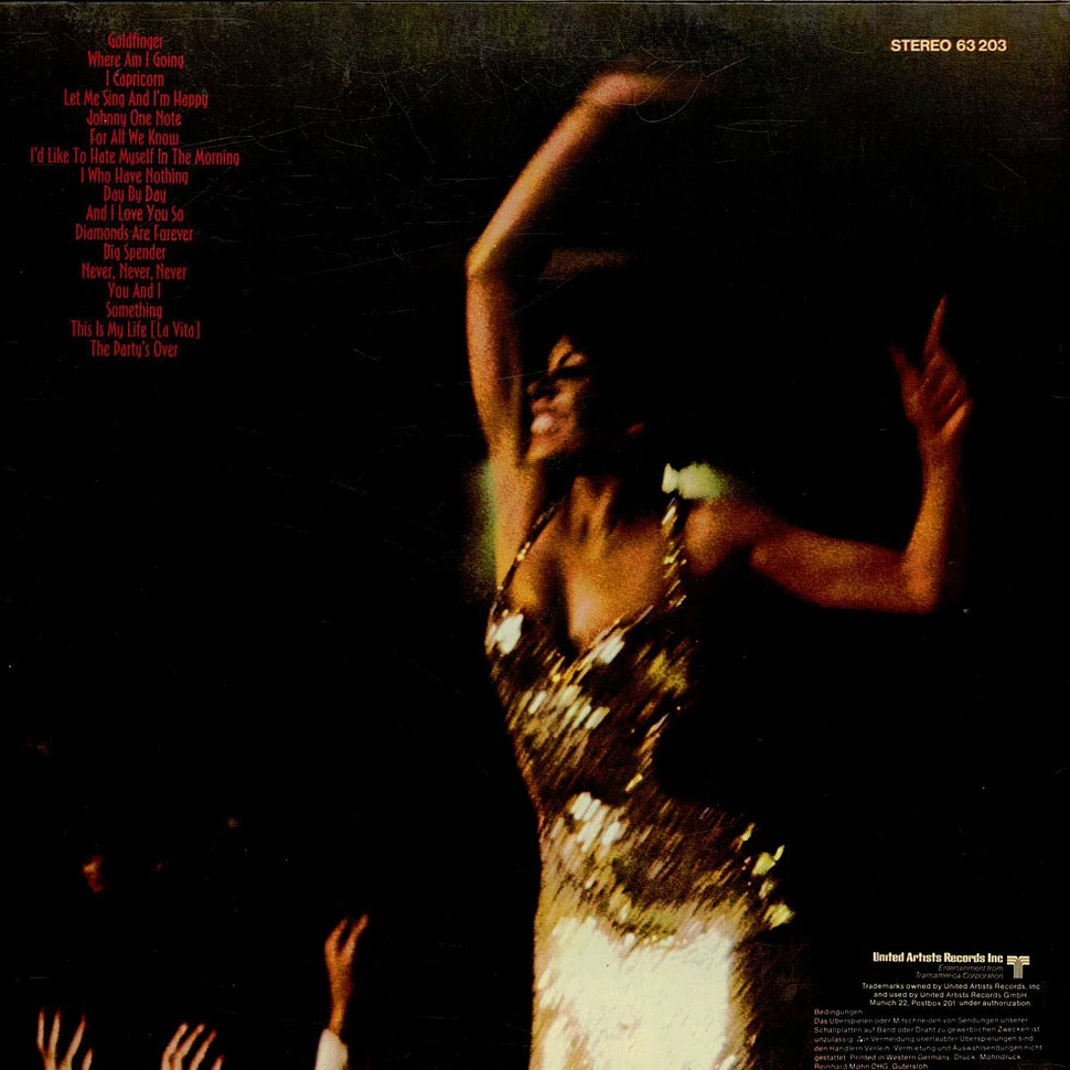 Shirley Bassey - Live At Carnegie Hall