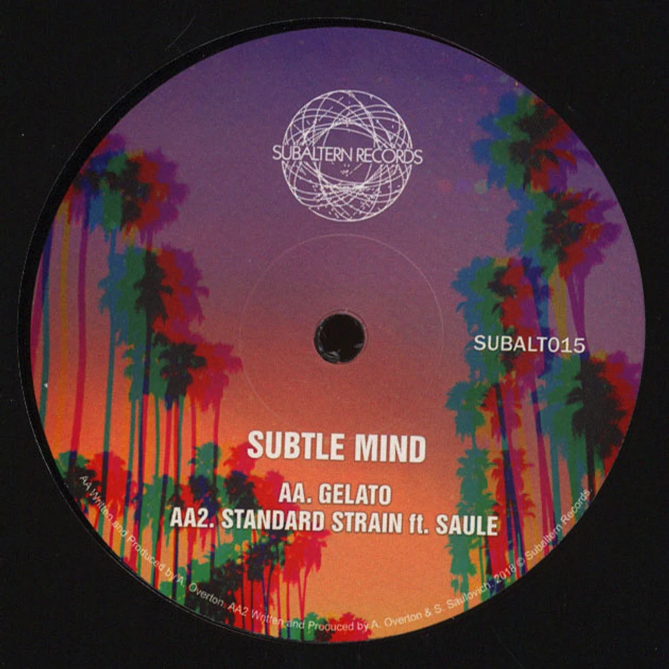 Subtle Mind - Ambitions EP Feat. Ill Chill & Saule