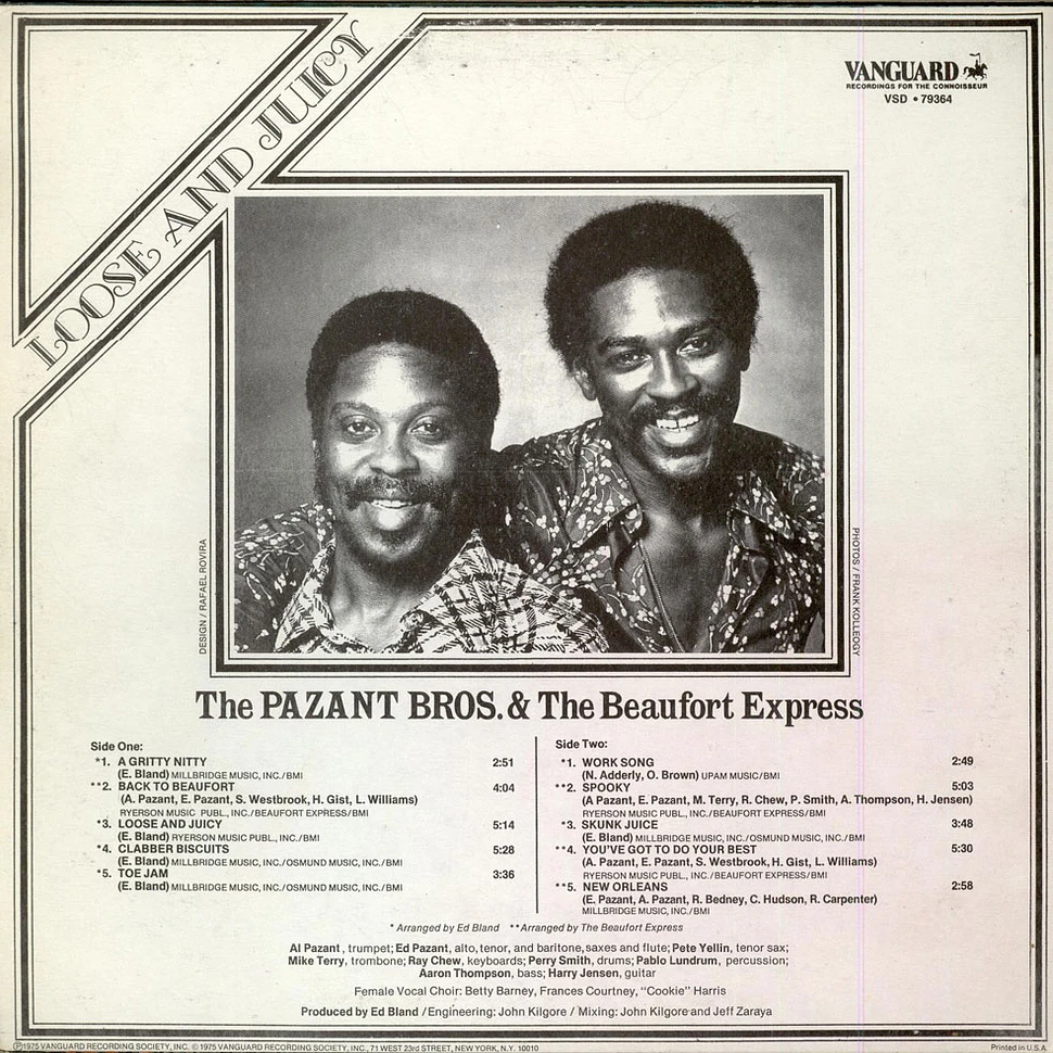 Pazant Brothers & The Beaufort Express, The - Loose And Juicy