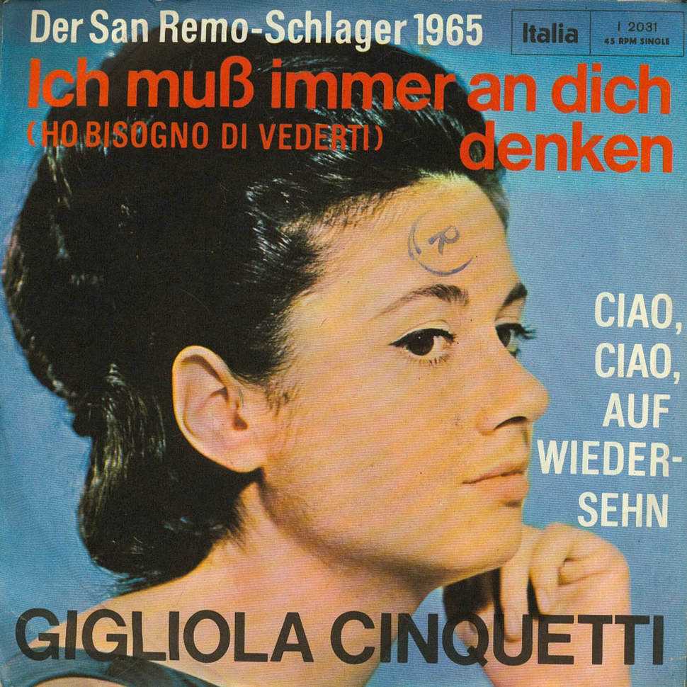 Gigliola Cinquetti - Ich Muß Immer An Dich Denken (Ho Bisogno Di Vederti)