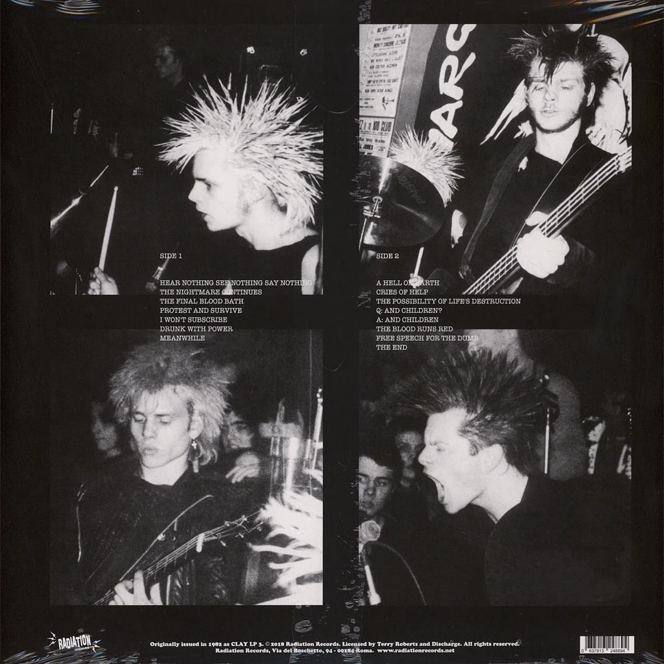 Discharge - Hear Nothing See Nothing Say Nothing