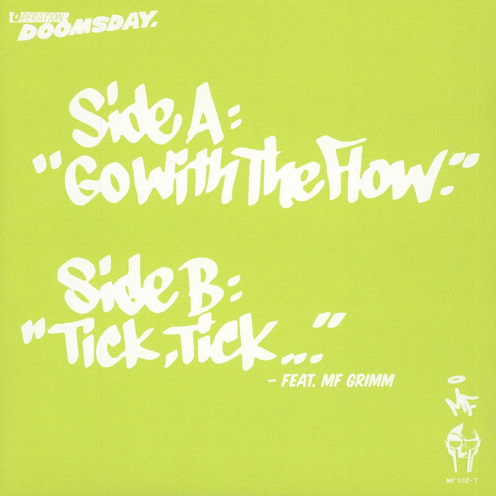 MF DOOM - Back In The Day / Go With The Flow / Tick, Tick