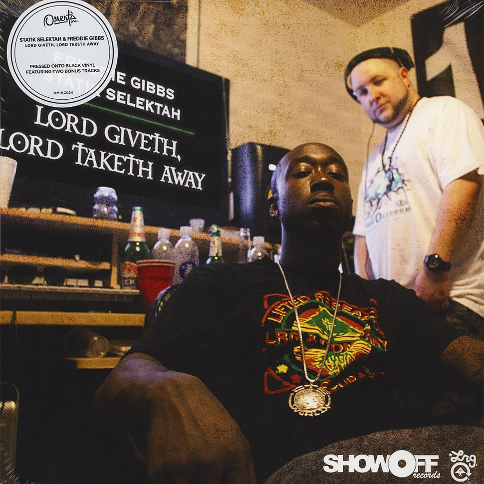 Freddie Gibbs & Statik Selektah - Lord Giveth, Lord Taketh Away Black Vinyl Edition