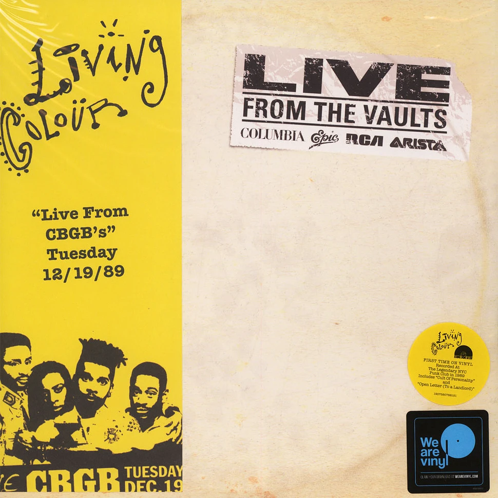 Living Colour - From The Vaults: Live From CBGB's, 12/19/89