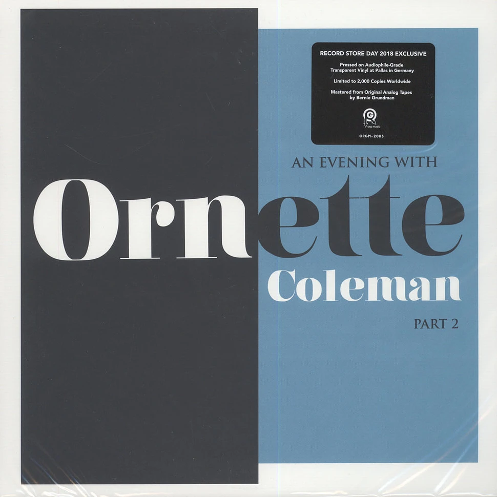 Ornette Coleman - An Evening with Ornette Coleman Part 2