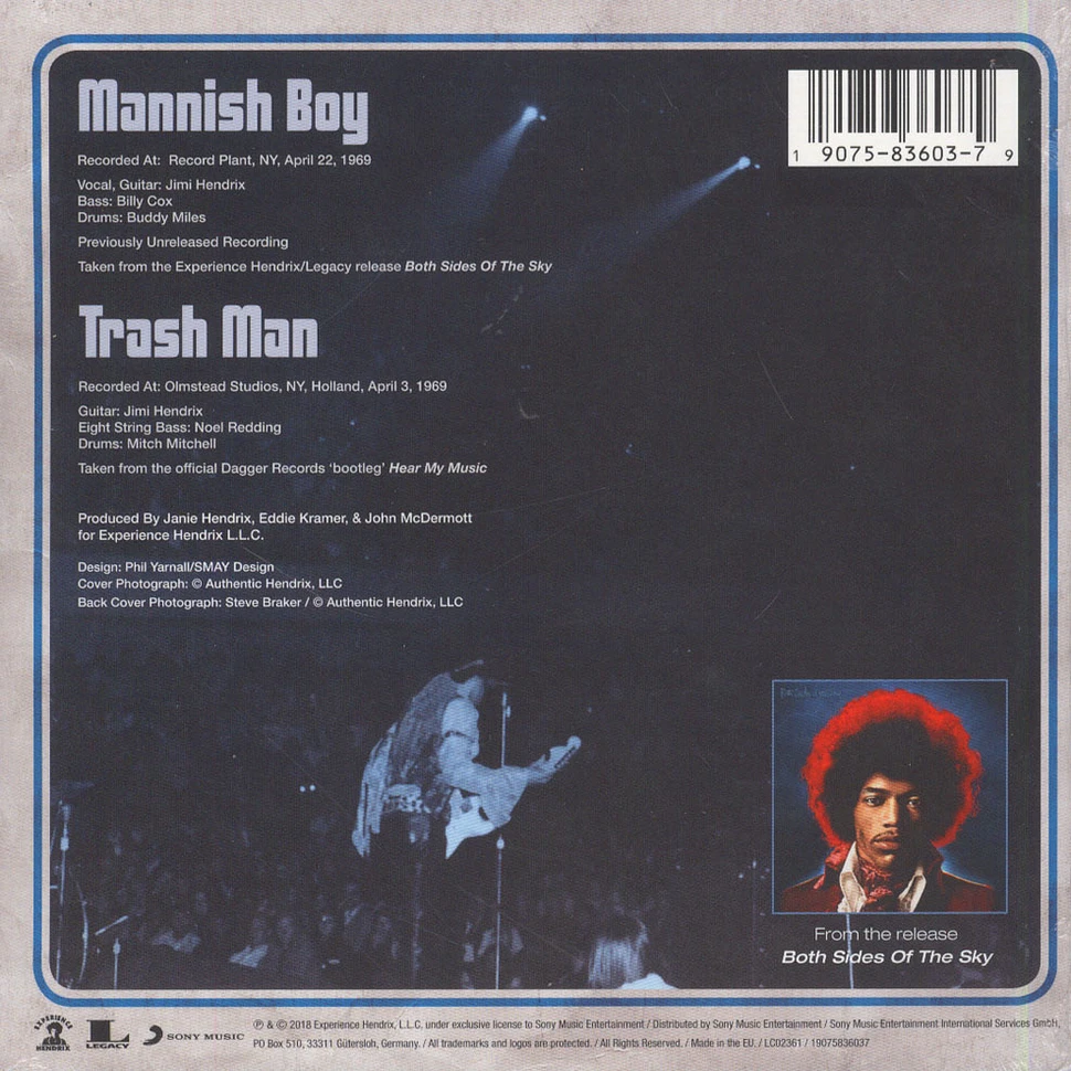 Jimi Hendrix - Mannish Boy / Trash Man