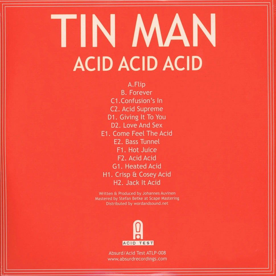 Tin Man - Acid Acid Acid