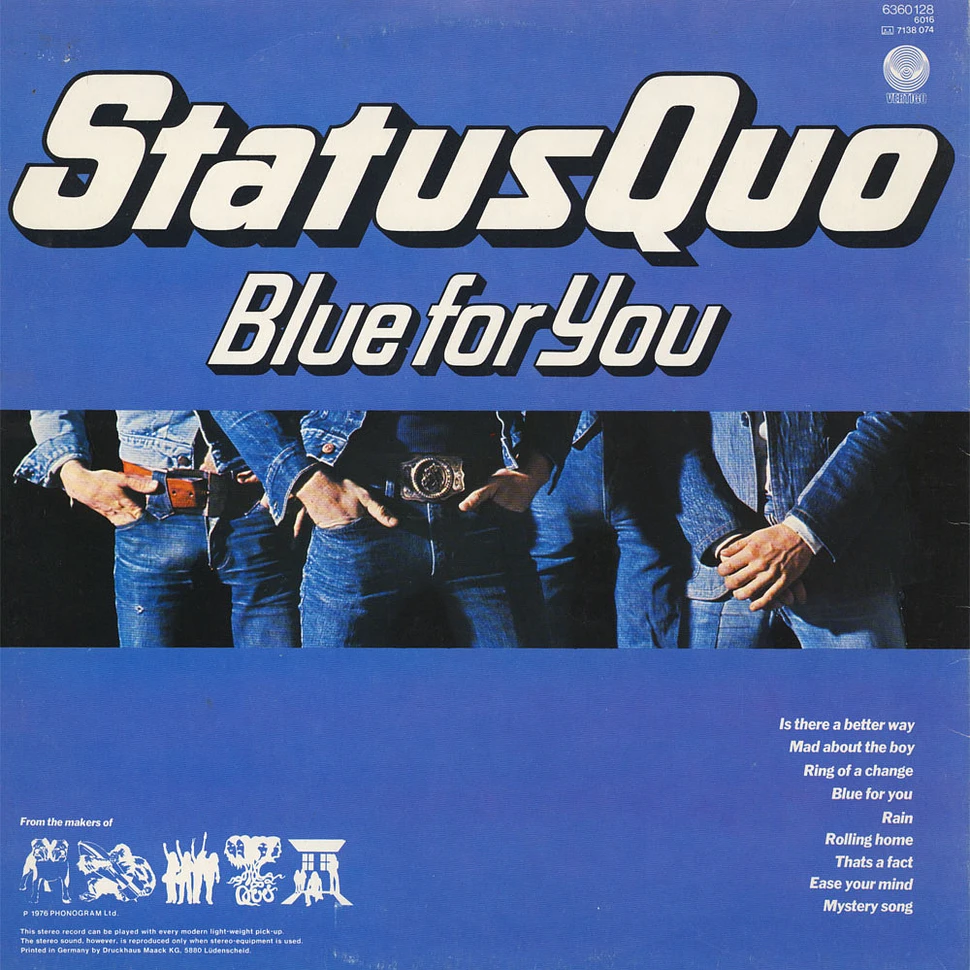 Status Quo - Blue For You