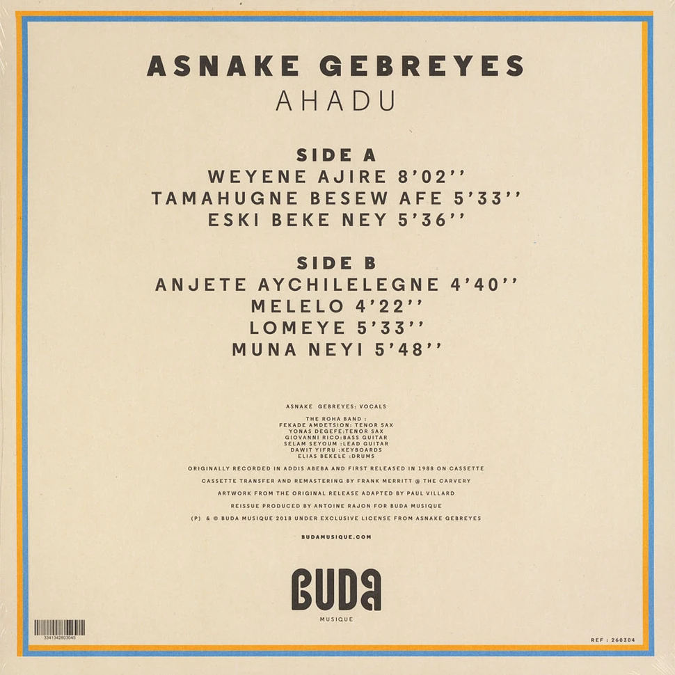 Asnake Gebreyes - Ahadu