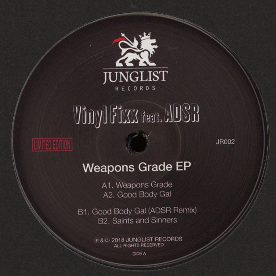 Vinyl Fixx - Weapons Grade EP Feat. ADSR