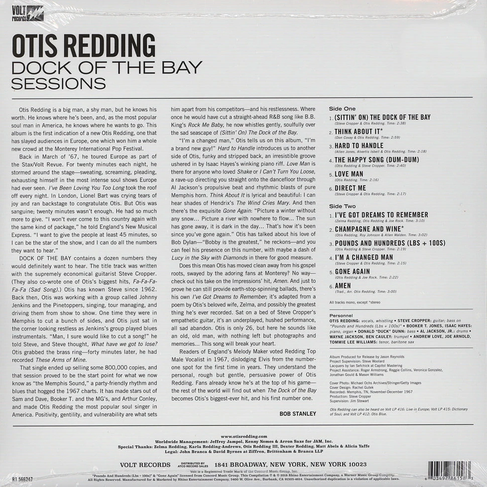 Otis Redding - Dock Of The Bay Sessions