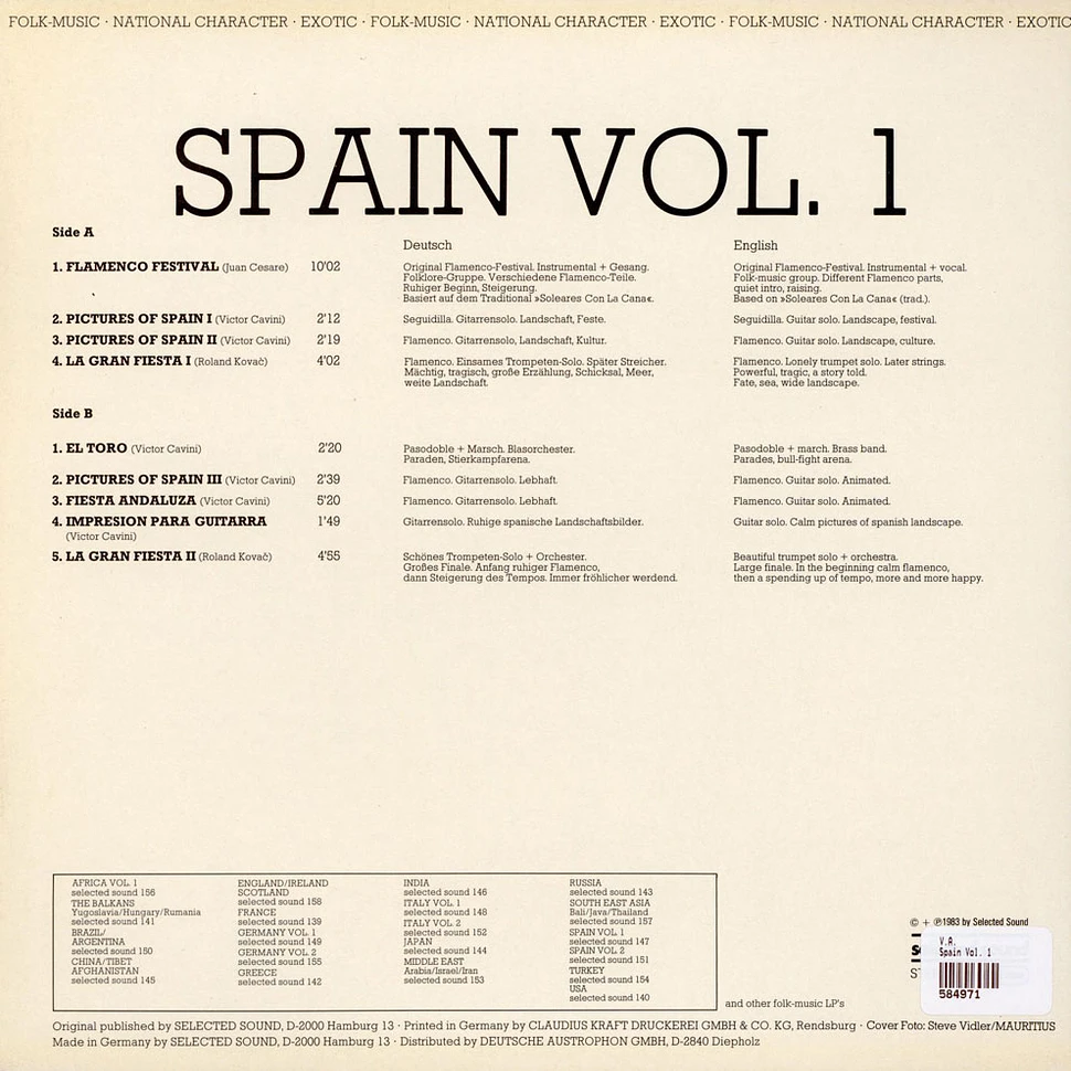 V.A. - Spain Vol. 1