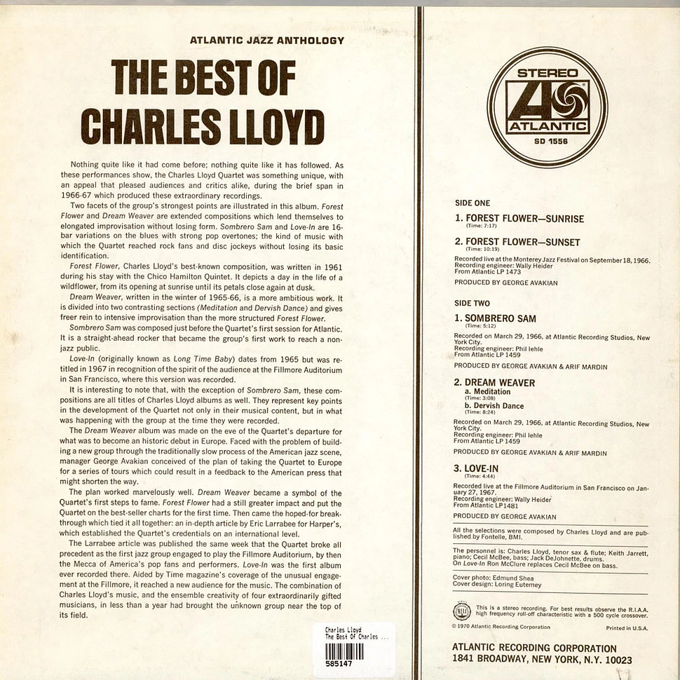 Charles Lloyd - The Best Of Charles Lloyd