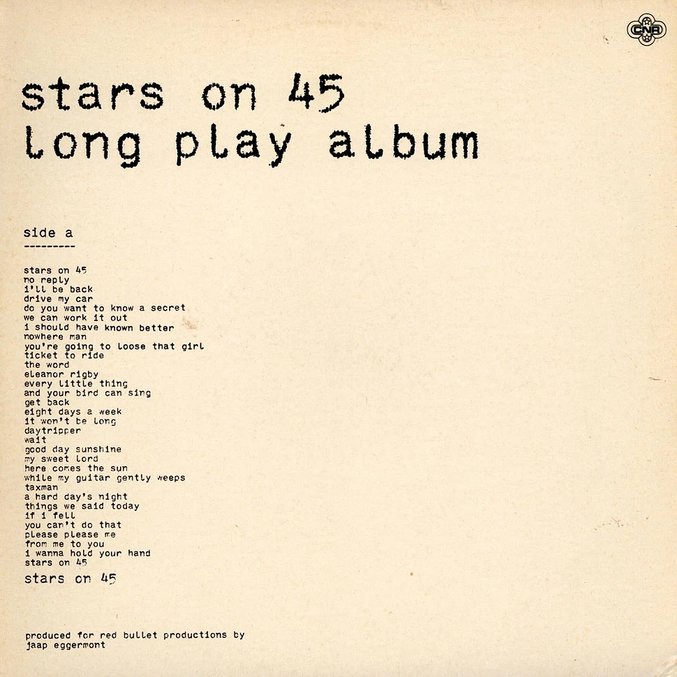 Stars On 45 - Long Play Album
