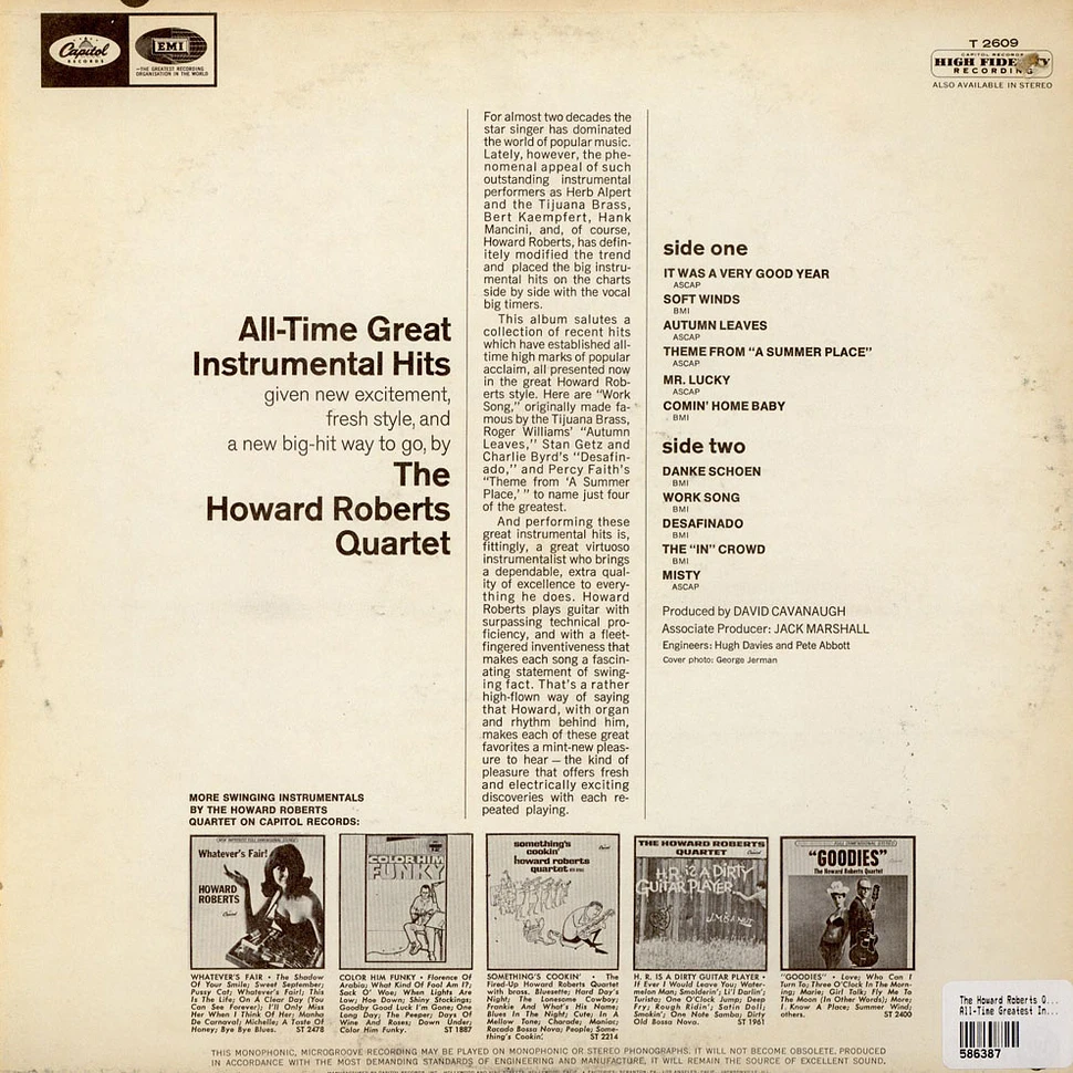 The Howard Roberts Quartet - All-Time Greatest Instrumental Hits