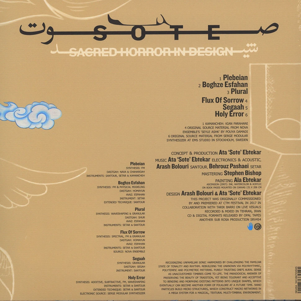 Sote - Persian Electronic Music Volume 2 / Sacred Horror In Design