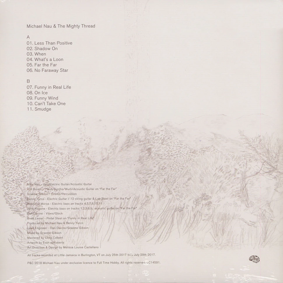 Michael Nau - Michael Nau & The Mighty Thread Black Vinyl Edition