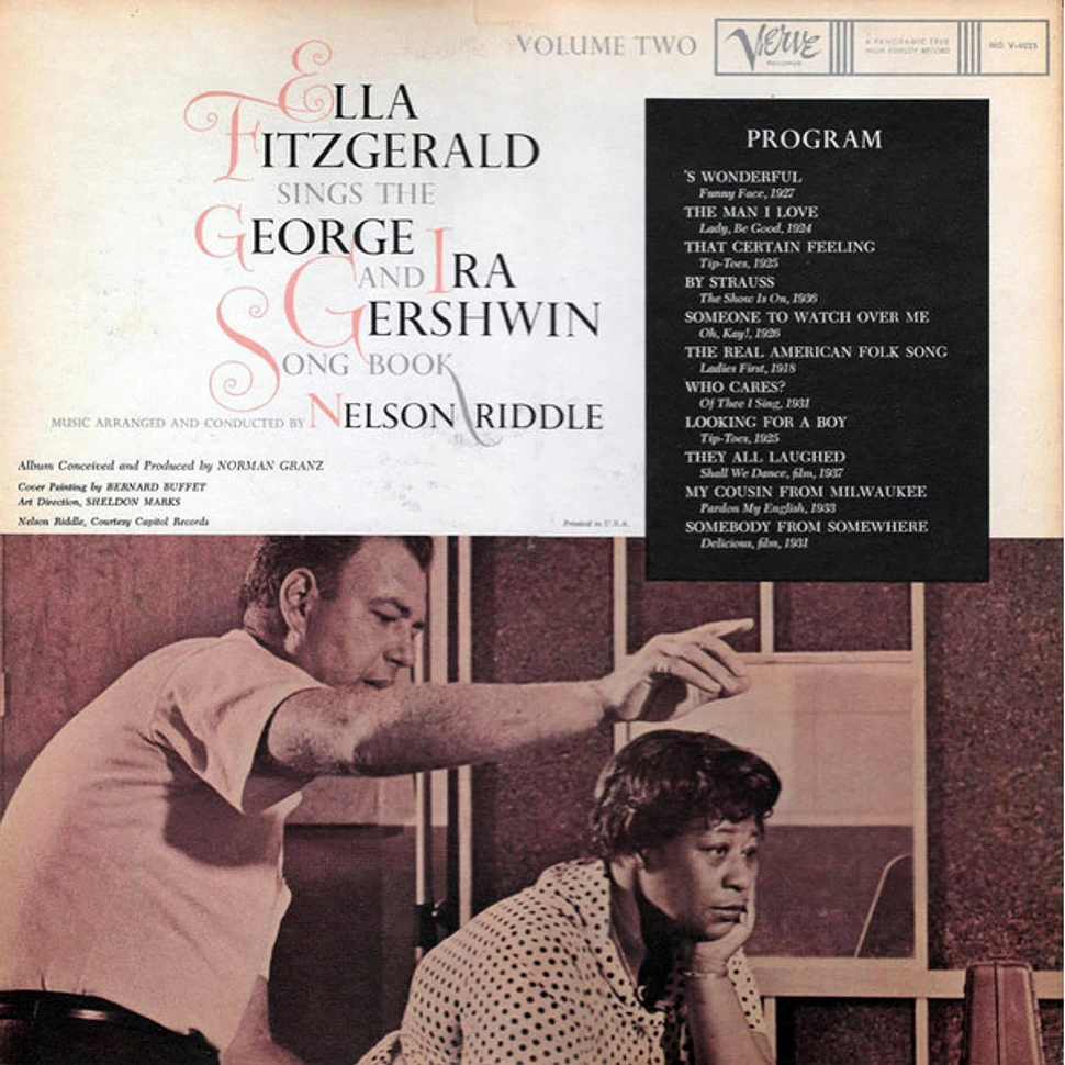 Ella Fitzgerald - Ella Fitzgerald Sings The George And Ira Gershwin Song Book (Volume Two)