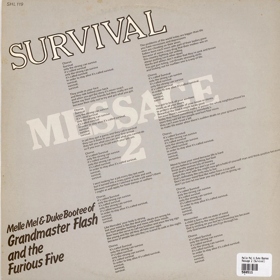 Melle Mel & Duke Bootee - Message 2 (Survival)