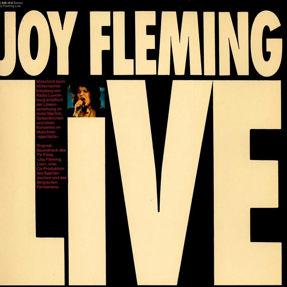 Joy Fleming - Live