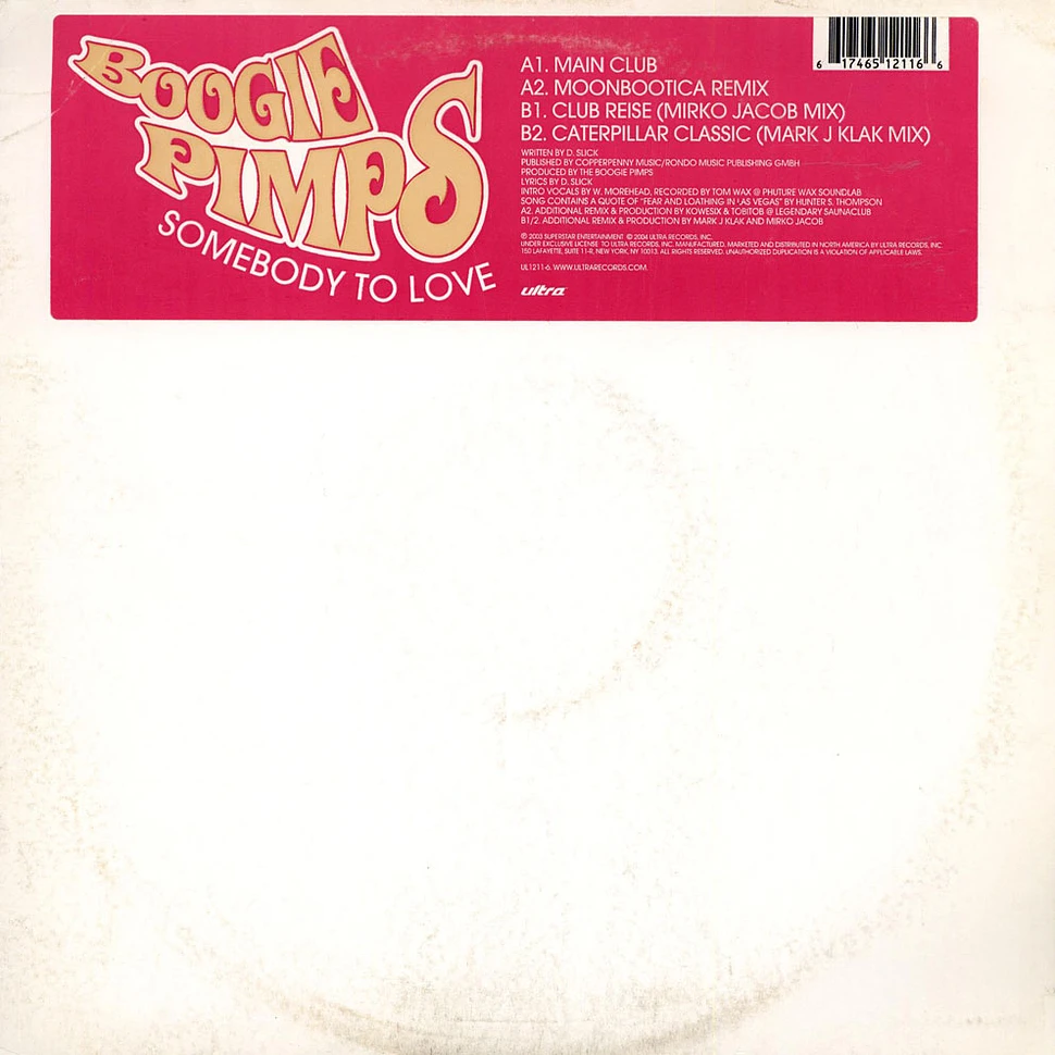 The Boogie Pimps - Somebody To Love