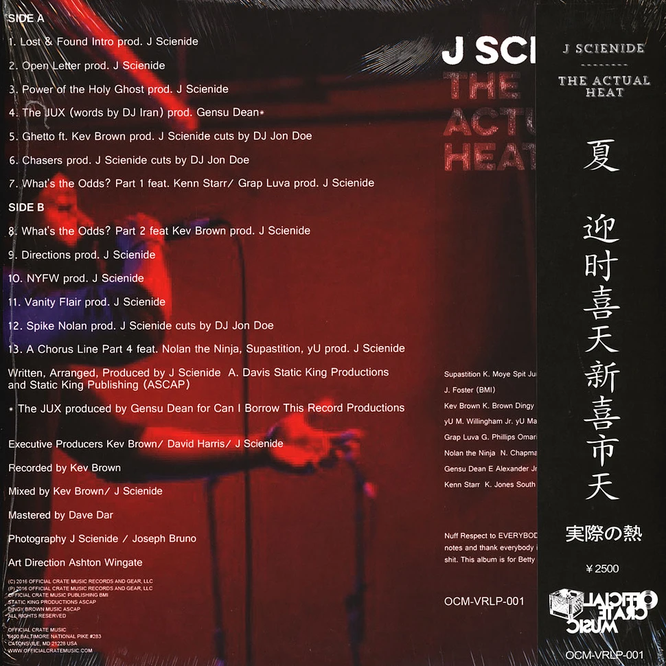 J Scienide - The Actual Heat