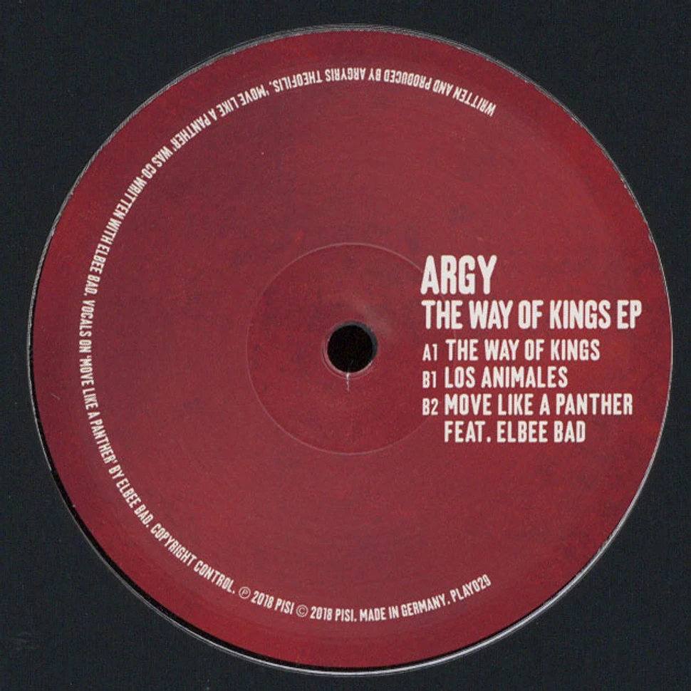 Argy - The Way Of Kings EP