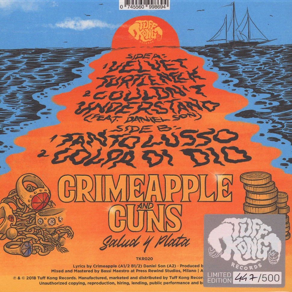 Crimeapple & Cuns - Salud Y Plata Black Vinyl Edition