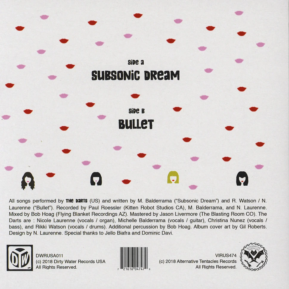 Darts - Subsonic Dream / Bullet