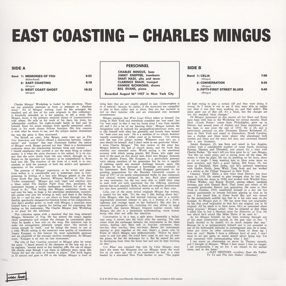 Charles Mingus - East Coasting