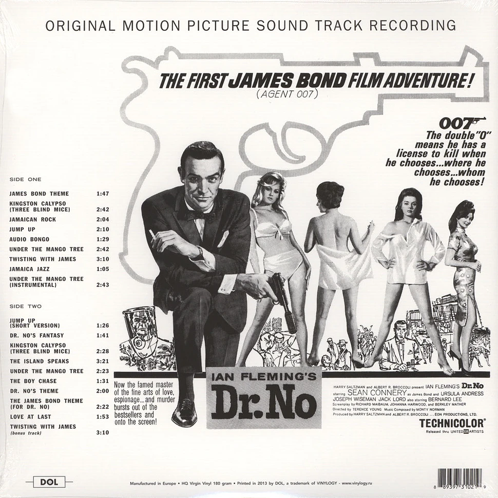 Monty Norman - OST Ian Fleming's Dr. No Gatefold Sleeve Edition