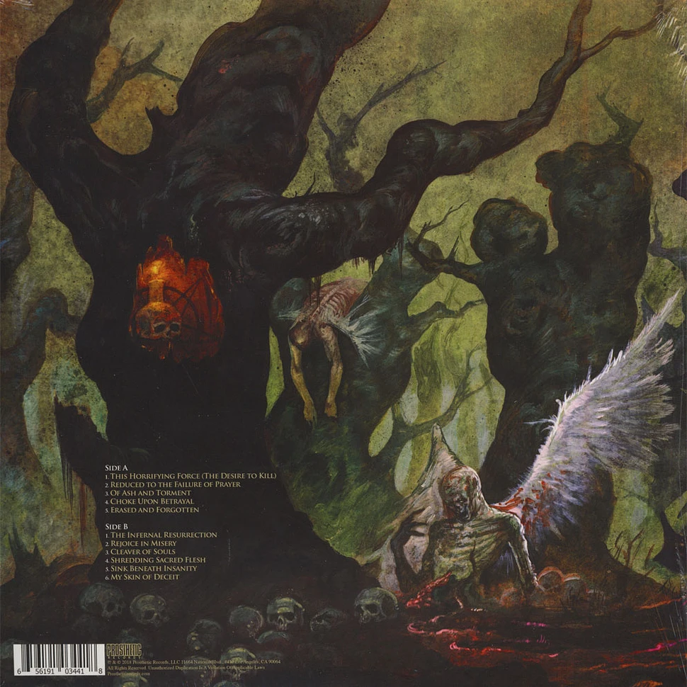 Skeletonwitch - Forever Abomination Green With Yellow & Black & Mint Splatter Vinyl Edition