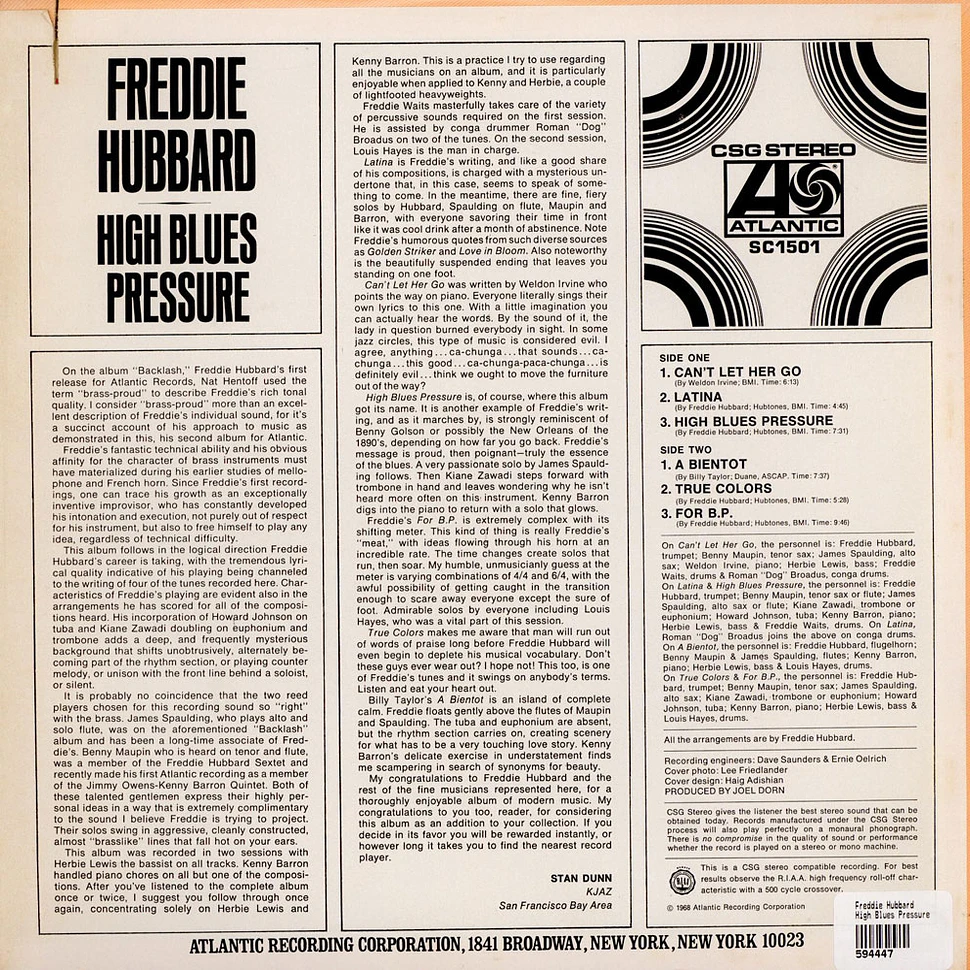 Freddie Hubbard - High Blues Pressure