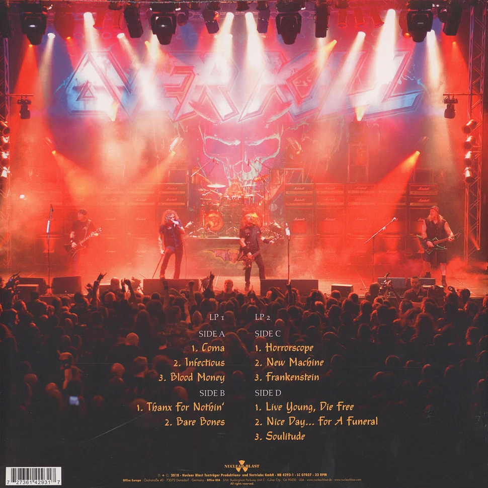 Overkill - Live In Oberhausen Volume 1