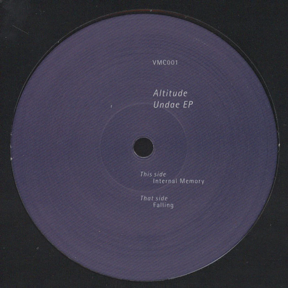 Altitude - Undae EP Colored Vinyl Edition