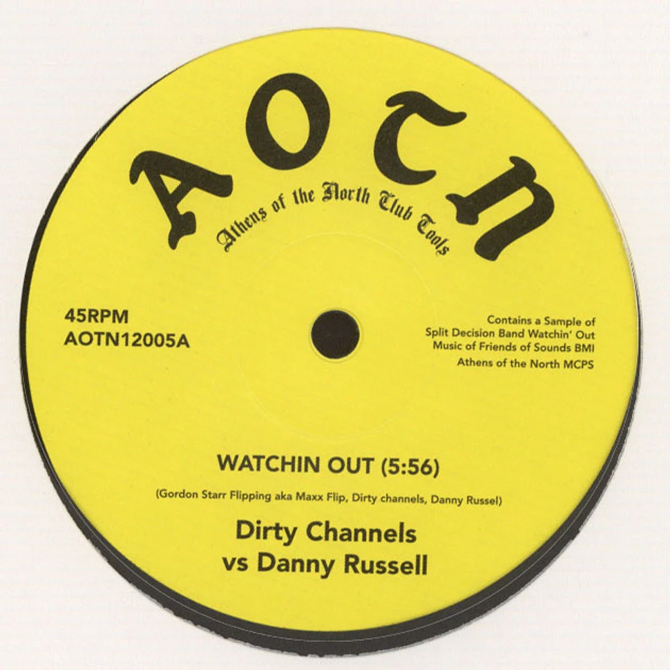 Danny Russell & Dirty Channels / Frazelle - Watchin Out / Today Is the Day (Linkwood Chop)