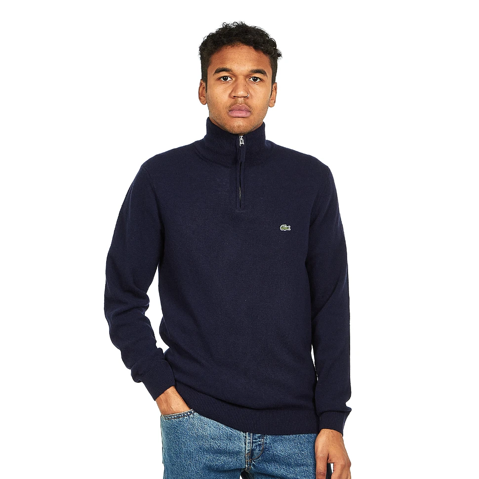 Lacoste - Half Zip High Collar Sweater