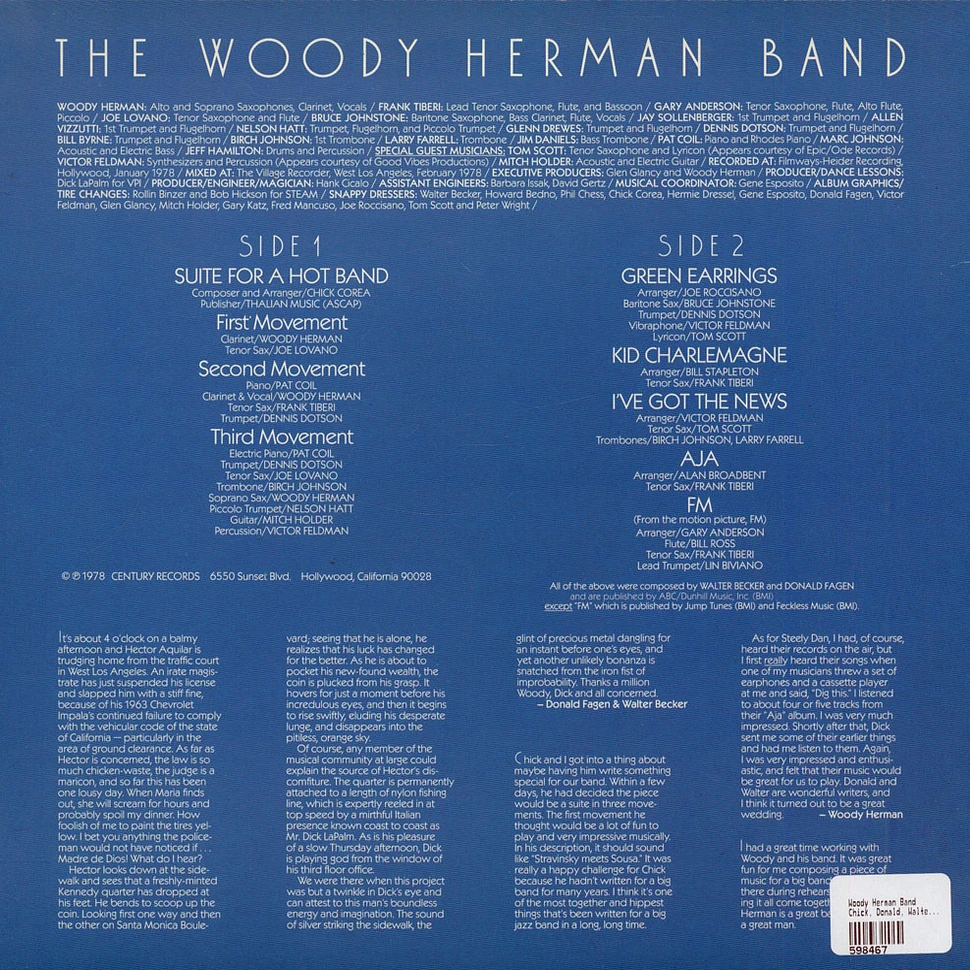 Woody Herman Band - Chick, Donald, Walter & Woodrow