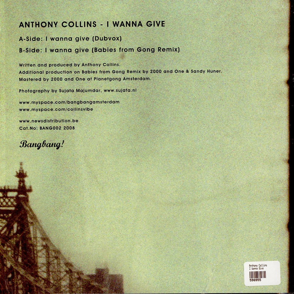 Anthony Collins - I Wanna Give