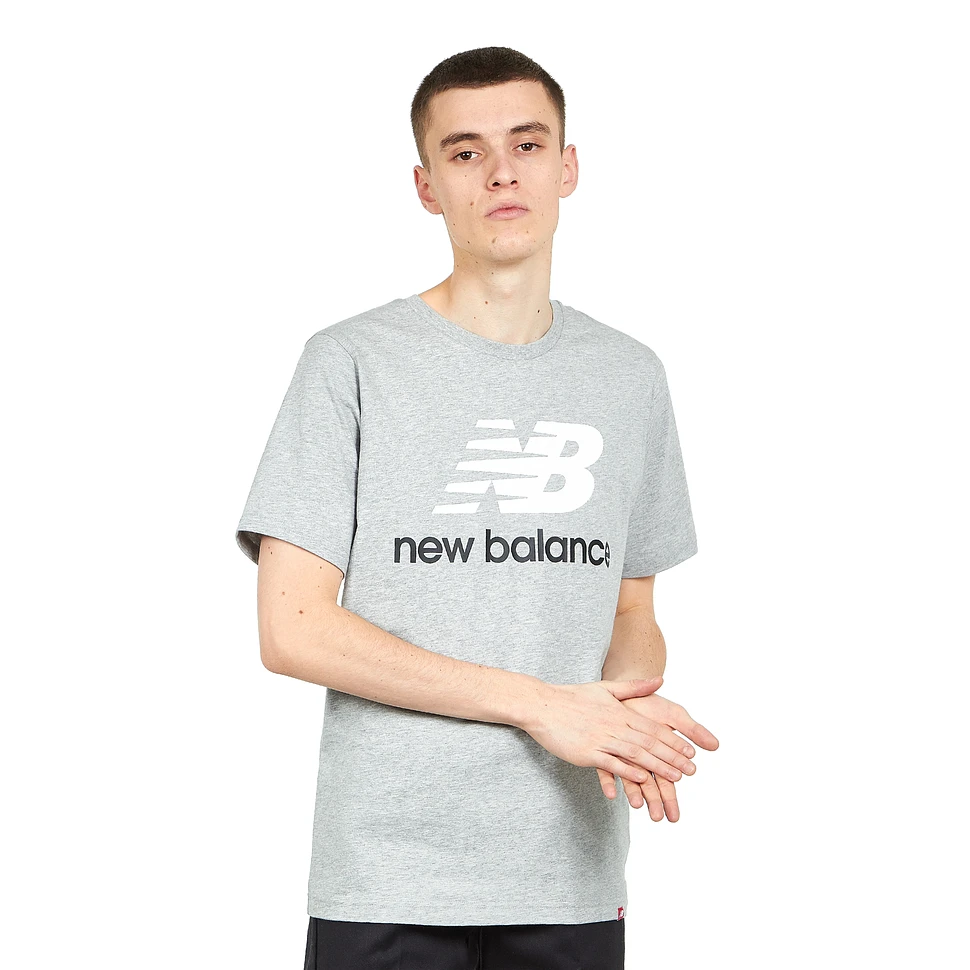 New Balance - Essentials Stacked Logo Tee