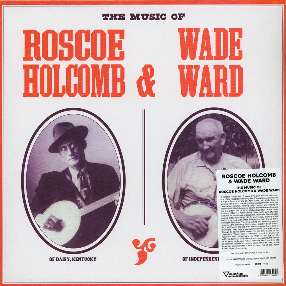 Roscoe Holcomb / Wade Ward - The Music Of Roscoe Holcomb & Wade Ward