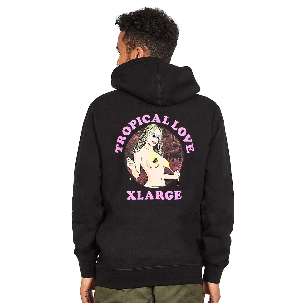 X-Large - Tropical Love Pullover Hoodie