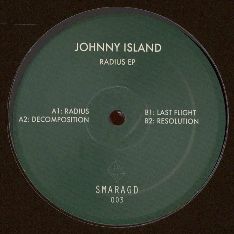 Johnny Island - Radius EP Clear Green & Black Marbled Vinyl