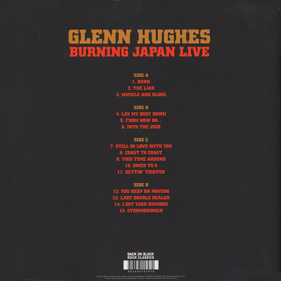 Glenn Hughes - Burning Live Japan